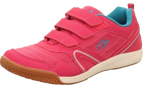 Lico Unisex Kinder Boulder V Hallenturnschuhe, Pink Türkis, 28 EU