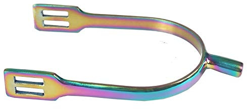 sporen Regenbogen Edelstahl Damen Silber GröÃŸe L30 2 Stück