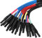 Samfox HT306 Leadout Leads - Juego de Cables de Prueba Universales para Osciloscopios de Diagnóstico Automático, 6 Canales (2,8 mm, Negro)