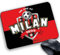 csm informatica Tappetino Mouse Pad Gadget Compatibile per Tifoso rossonero Personalizzabile - Non Contiene Loghi registrati Prodotto Non Ufficiale