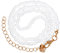 Holibanna Frauen Choker Halskette Samen Joker Perlen Einlagigen Hals Kette Schmuck (Weiß)