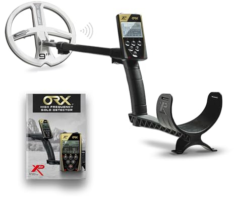 XP Metal Detectors ORX-Metalldetektoren - speziell für die Goldsuche - mit 22-cm-HF-Suchspule, Fernbedienung und Lite S-Teleskop-stab (ORX-22HFRC)