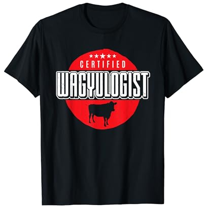 Wagyu Beef zertifizierter Wagyulogist Grillliebhaber Steak BBQ T-Shirt