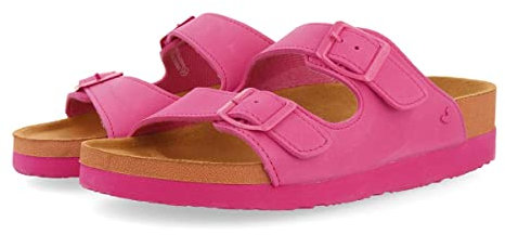 GIOSEPPO, SANDALI FUXIA TIPO BIO CON FIBBIE PER DONNA ARACI, Fucsia, 38 EU