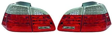 DM Autoteile 136971 Voll Rückleuchten Satz Rot Weiß kompatibel für BMW E61 Touring 2004-2007
