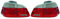 DM Autoteile 136971 Voll Rückleuchten Satz Rot Weiß kompatibel für BMW E61 Touring 2004-2007