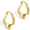 ALEXCRAFT Orecchini a Cerchio in Argento Sterling 925 Orecchini in Oro 14K Orecchini Ipoallergenici Chunky Intrecciati Huggie Orecchini a Cerchio Orecchini Gioielli Regalo