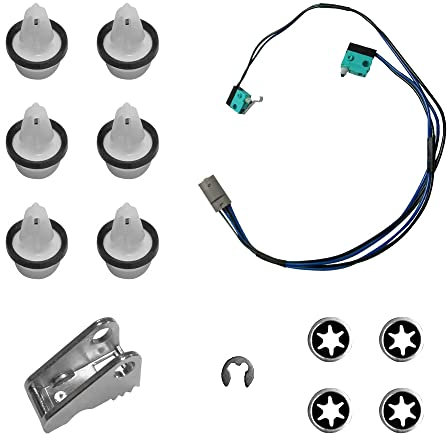ZBDEAL Door Handle Upgrade Repair Kit for 2012-2017 Tesla Model S Base Performance Signature P85D P90D P100D 60D 70D 75D 85D 90D Sedan - Push Button, Plunger, Black