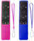 2 Pack Samsung Fernbedienung Hülle,Silikon-Schutzhülle für Samsung Smart TV Fernbedienung BN59 Serie Stoßfest Anti-Rutsch-Fernbedienung Fall Halter Silikonabdeckung Schutz (Marineblau+Rosa)