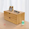 DSYOGX Mini 2 Schubladenbox, Aufbewahrungsbox mit Schubladen, Bambus Holz Schreibtisch Schublade für Briefmarken, Notizen, Büroklammern, Scheren, Tickets