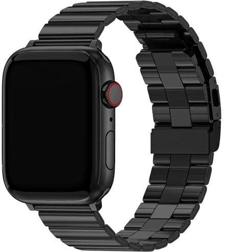Fullmosa Cinturino di ricambio compatibile con Apple Watch 49 mm, 45 mm, 44 mm, 42 mm, 41 mm, 40 mm, 38 mm, in acciaio inox, per Apple Watch Series Ultra 2/Ultra SE Series 9 8, 7, 6, 5, 4, 3, 2, 1,