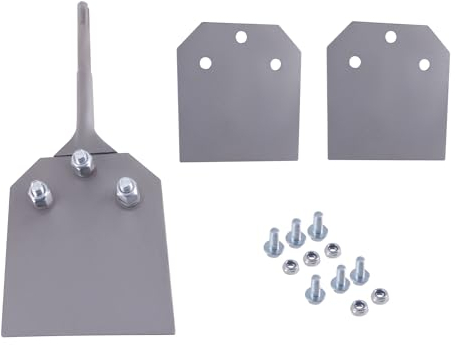 ONLISUM Spachtelmeißel Sds Plus Meißel, Fliesenmeißel SDS Plus 250x100mm, Bodenschaber zum Reinigen von Fliesenkleber, Kleber, Teppich, Farbe mit 2 Ersatzklingen