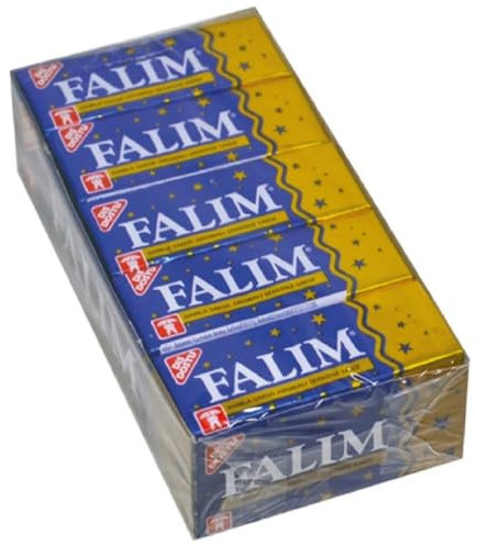Falim Mastic Gum Lot de 5 paquets de 20 gommes