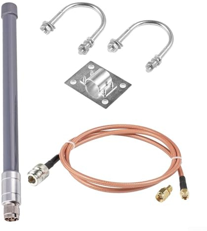 Oniissy LoRaWan LoRaWan 915 MHz wasserdichte 8dBi Langstrecken-Cellular Ultra Distance für LoRa Antenne mit 1 m Kabel für Helium RAK Hotspot HNT Finestra Miner Mining