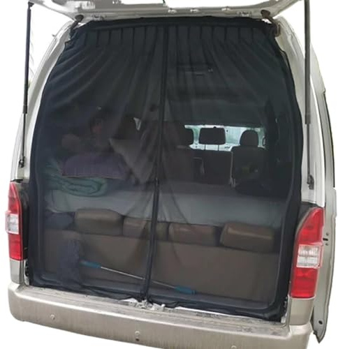 Auto-Sonnenschutz Für VW Für Transporter T3 T4 T5 T6 T7 Auto Bildschirm Net Tür Sonnenschutz Bildschirm Privatsphäre Schutz Net Schatten Vorhang Heckklappe Scheune Tür Auto Vorhang