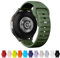 TStrap 12 Farben Uhrenarmband 22mm Silikon, Smartwatch Sport Ersatzarmband Armeegrün für Herren Damen, mit Verstellbare Schließe