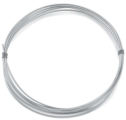 TIHONORI Filo di Zinco Puro ad Alta purezza di 99,995% Lunghezza 0.3-10mm Filo di Zinco Puro 1000mm per la Ricerca di Laboratorio dell'esperimento del Progetto di Scienza della Scuola,8mm*100mm