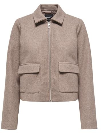 ONLY Damen Onlvela Zip Short Jacket Otw Noos Onlvela Zip Short Jacket Otw Noos (1er Pack)