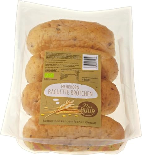Mehrkorn Baguette Brötchen, 4 Stück 18 x 300 g