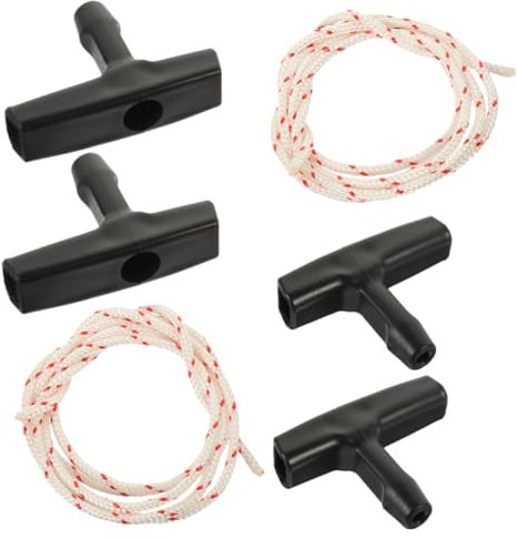 Veemoon 2sets Garage Door Starter Emergency Pull Ropes Handles for Garage Door Opener Attic Ladder Pull Cord Attic Access Cord