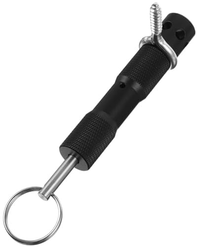 TOYANDONA Perimeter Camping Alarm Tragbares Sicherheitsgerät für Outdoor Zuverlässiger Trip Wire Alarm Schwarz für Camping und Wildniserkundung Robustes und Leichtes Design für