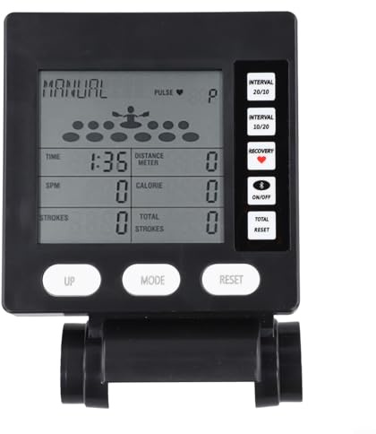 FACAIIO Tacho, Fitness-Monitore für Rudergeräte mit LCD-Display und Unterstützung für SM-Anschlüsse