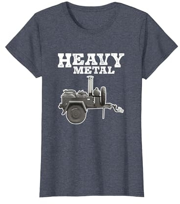 Goulash Cannon Heavy Metal Funny Hungary Dish T-Shirt, Women, Heather Blue, XX-Large