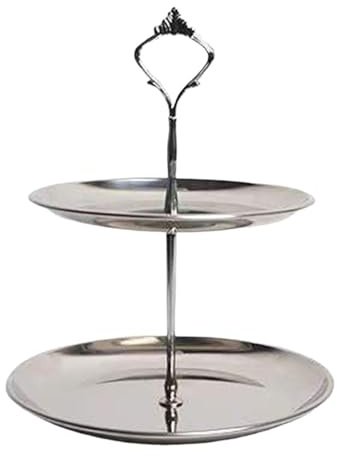 PUXZYAX Practical Holiday Dessert Candy Dish Cake Stand Presents Elegant For Any Home Celebration Ring Designunique Ring Cup Cakes Buffet Serving Wedding Baby