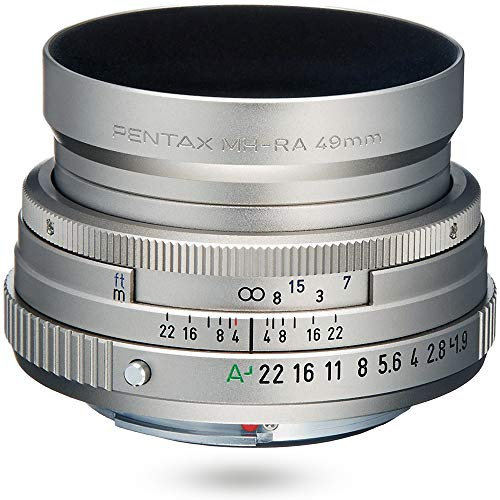 Pentax smc FA 43 mm / 1,9 Limited Argent - Lentilles et filtres d'appareil Photo (9/7, 0,45 m, 4,3 cm, 53°, Argent, 6,4 cm)