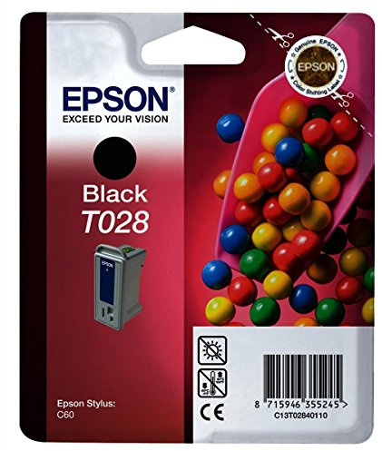 Epson T028 Tintenpatrone Bonbons, Singlepack, schwarz