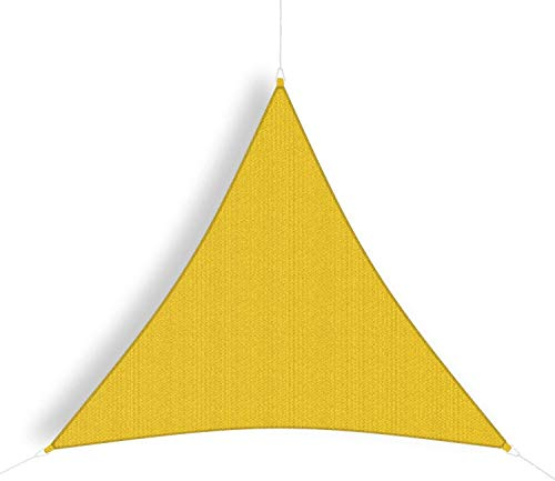 Coolaroo 3 m Party Sonnensegel, Dreieck – Gelb