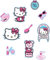 Decofun 24160 Hello Kitty - Mini Foam Elements 10-Stück