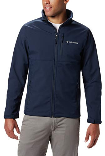 Columbia Ascender-Chaqueta Softshell Shell, Color Azul Marino, XL para Hombre