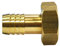 Boutté EA31 cannelé Embout laiton femelle 20x27 tuyau ø19, Filetage F.20x27-ø crans 20,5
