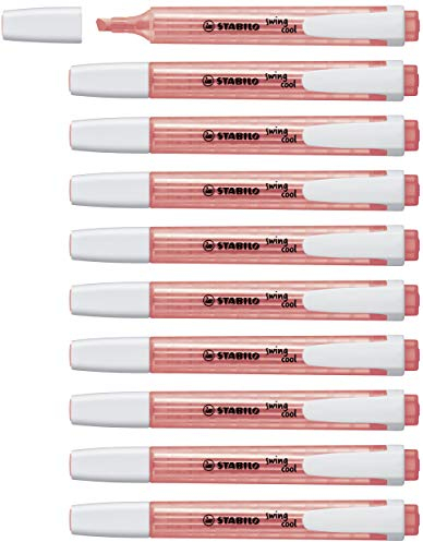 STABILO swing cool - Highlighter - Pack of 10 - Red