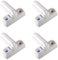Malayas Sash Window Locks,4 PCS Sash Jammers Window Security Locks PVC Door Lock Door Jammer Letterbox Lock Casement Home Extra Security-Extra Security Locks for UPVC/PVC Door/Window Restrictor Lock