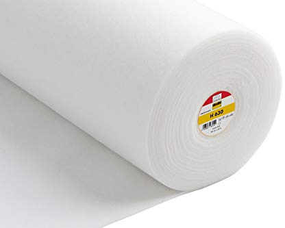 Vlieseline Flausch zum Aufbügeln, weich, aufschmelzbar, H630, Weiß, 5 m x 90 cm