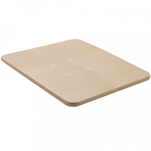Hogar24 Base renforcée sans Pieds, revêtement 3D Couleur Beige + 4 valves de Respiration, 140 x 200