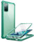 i-Blason Ares Series Coque Antichoc Double Couche avec Protecteur d'écran intégré pour Samsung Galaxy S20 FE 5G (Version 2020), Vert Menthe