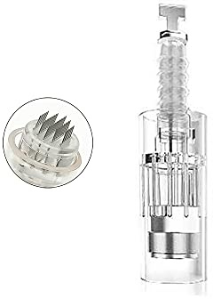 Nadelkopf mit Mikro-Nadeln für Dermapen, 10 Stück, Ersatz, elektronisch, Microneedling, 42 Nadeln, Bajonettverschluss