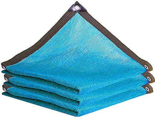 DKLE 2x5m 85% Toldo Vela de Sombra Red de Sombreado Negra Protección Solar Hoja de Lona Engrosamiento Cifrado Sombra para El Hogar Planta de Patio Aislamiento Térmico del Coche Malla Sombreador