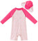 UMELOK Baby Badebekleidung UV Schutz 50+ Einteilige Badeanzug (Rose Blumen,6-9 Monate/68-74cm)