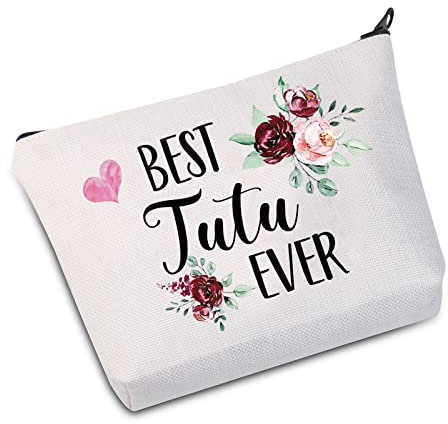 Tutu Gifts Best Tutu Ever Make-up-Tasche Muttertagsgeschenk für Mutter, Großmutter, Best Tutu Ever Tasche