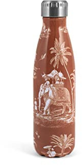 H&H Indian Summer Bottiglia Termica in Acciaio Inox 18/10, Arancio, 0,5Lt