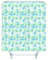Hoisy Duschvorhänge für Badewannen, Blau Duschvorhang Seepferdchen, Fische, Muscheln, Seesterne Blau Größe 90X180CM
