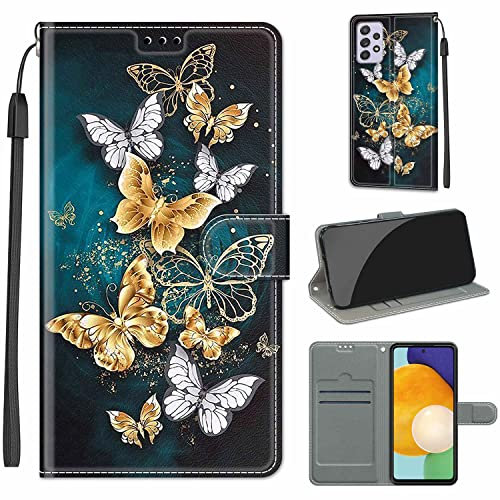 TOMYOU Coque Smartphone Étui Portefeuille en Cuir pour Samsung Galaxy A33 5G - Motif Livre - Avec Support - Fermeture Magnétique - Emplacements pour Cartes