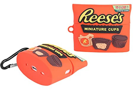 Silikonhülle für Airpods Pro 2. Generation, niedliches Cartoon-Haut-Design, Lade-Ohrhörer-Schutzhülle, kompatibel mit Airpods Pro 2 Hülle 2022, mit Schlüsselanhänger (Rees)