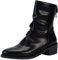 Stivali Gomma Donna Pioggia Fashion Scarpe da Donna Stivali Motocross 45 Stivali Estivi Donna Traforati Morbidi Stivali Donna Ciabatte Donna Eleganti Sandali Donna con Tacco e-Nero 38