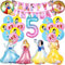 Prinzessin Geburtstagsdeko Party - Deko für 5 Jahre, Folienballon