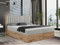 MKS MEBLE Boxspringbett 180x200 mit Bettkasten Holz Holzrahmen, Boxbett 180x200 mit Matratze H4 und Kopfteil - Grau Matana 1 - Albero-4